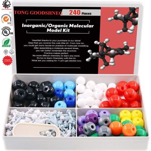 Organic Chemistry Molecular Model Kit with Remover Tool for Organic and Inorganic Chemistry Teaching Tool Set Atoms and Bonds