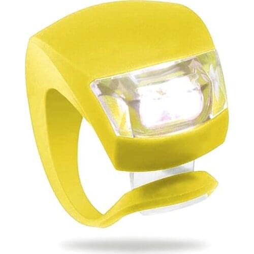 New Silicone Bicycle Front Light MTB Bike Handlebar Light Waterproof Flashlight Night Cycling Warning Lights Bicycle Accessories