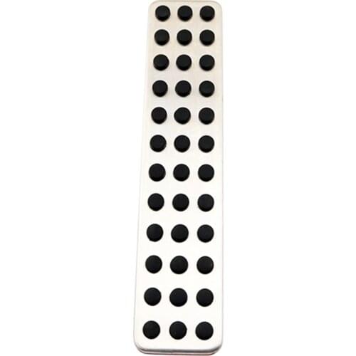 Fit For Benz A C E CLA GLA GLK Class RHD Accessories Anti-skip Foot Rest Pedal Footrest Mat Cover Stainless steel