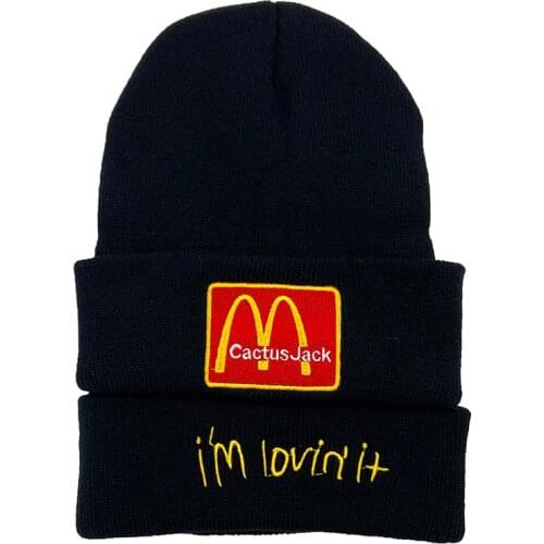 TRAVIS SCOTTS CACTUS JACK Embroidery Casual Beanies hat For Men Women Fashion Winter warm Knitted Hat Hip-hop Skullies Hats gorr