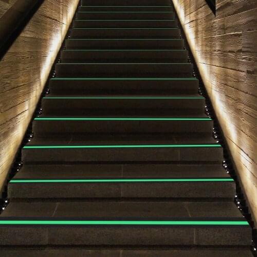 Safety Warning Tape Night Luminous Anti-Slip Stair Grip Tape Frosted PVC Stickers for Indoor & Outdoor Stair floor
