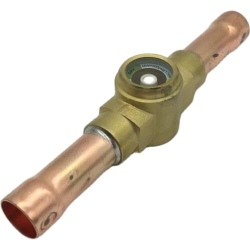 5/8" sight glass is used to monitor lubricant oil moisture changes and status in tandem condensing unit or screw compressor unit