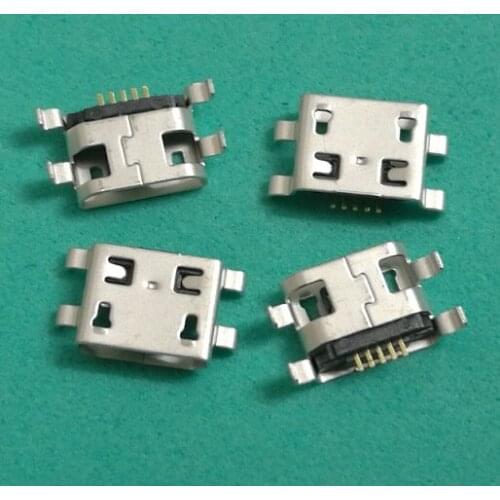 500pcs/lot micro usb female connector 5pin for Lenovo A765E A820 LePAD B8000 IO B6000 5pin tail sockect