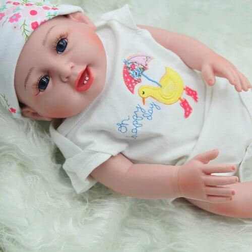 52cm Handmade Lifelike Newborn Baby Doll Full Body Vinyl Silicone Reborn Dolls Baby Alive Gift for Girl Kids Bebe Reborn