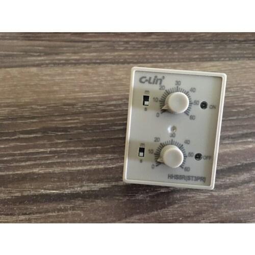 Time cycle C-Lin time relay HHS5R (ST3PR) AC 220V 60S/m 110v