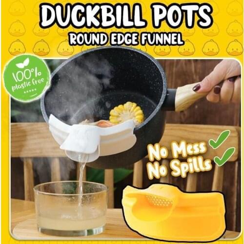 Silicone Pot Side Drainer Clip Type Kitchen Food Filter Pasta And Ground Beef Oil Filter Pan And Sieve Vegetable Filter