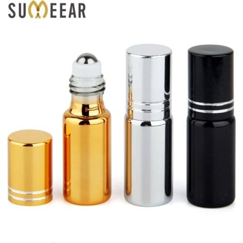20 piece/lot 5ml Essential Oil Glass Bottle Portable Perfume Glass Containe Empty Cosmetic Containers Glass Bottle