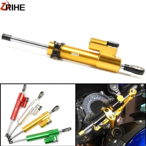 Universal CNC Motorcycle Steering Stabilizer Damper Linear Reversed Safety Control For YAMAHA YFM350R YFM 350R YFM 350 R RAPTOR
