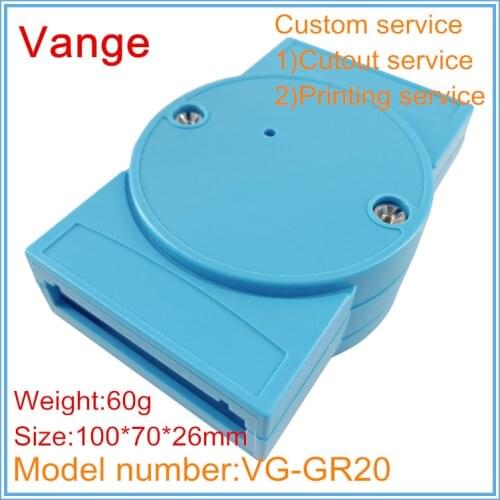 1pcs/lot ADAM module project box 100*70*26mm ABS plastic instrument enclosure shell diy for din rail outlet cases