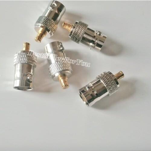 1Pcs MCX MALE TO BNC FEMALE CONNECTOR ADAPTER COAX CABLE STRAIGHT