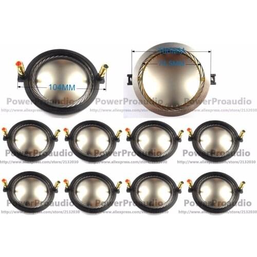 10PCS Titanium Replacement Diaphragm 74.5MM FOR B&C DE800-16 MMD800-16 Horn