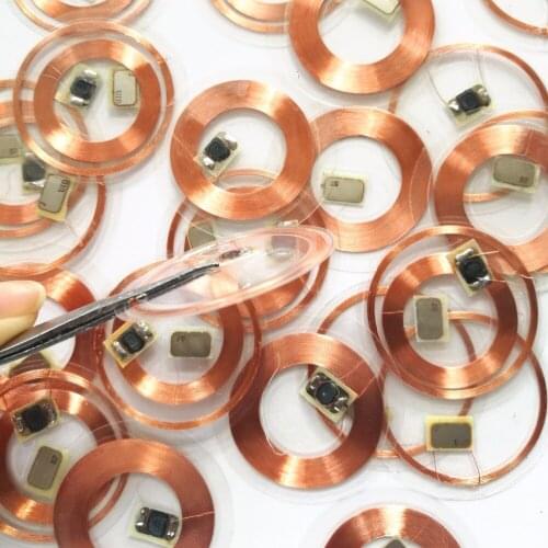 125KHz 13.56MHz ID IC passive cards T5577 UID dule frequency tags 100pcs/Lot