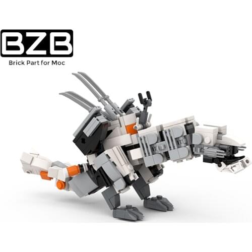 BZB MOC Thunder Mechanical Monster Game Monster Creative Building Block Model Kids Toys DIY Brick Parts Boy Best Gifts