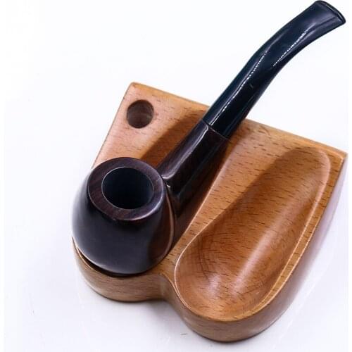 Wood Tobacco Pipes Rack/Stand/Holder Storage 2 Pipes Display Stand Smoking Tobacco Pipes Accessories Tool Gifts