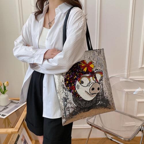 Fansiman Womens Shiny Bags