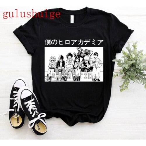 My Hero Academia T Shirt Men Fashion Tshirt Boku No Hero Academia Anime Kawaii Himiko Toga t-shirt Graphic Tops Tees Male 90s
