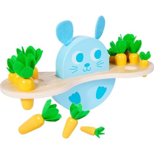 Montessori Puzzles Matching Game Balanced Perception Toys DIY Logical Thinking Toddlers Learning Interaction Matching Color