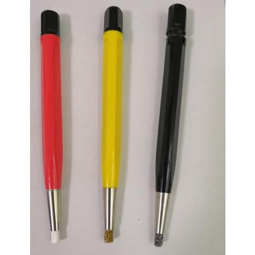 Repair tool watch cleaning special copper steel fiber brush to rust pen three sets