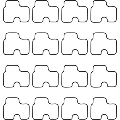 16Pcs Carburetor Repair Kit Bottom Shell Gasket for HONDA CB500 CB600F CB1000F CB1000 CB 500 1000 F S PC32 PC34 CB500S