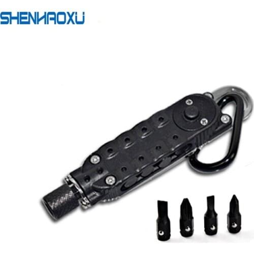 Mini DIY Hand-Tools Screwdriver With Phillips portable Multifunction Screwdriver Sets bottle opener Slot Hex Screwdriver Repair