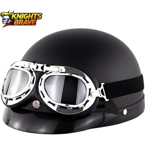 Half Face Motorcycle Helmet Capacete Moto Vintage Riding Racing Motorbike Helmet Casco Para Moto Cascos For Men And Women