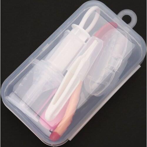 5pcs Newborn Baby Kids Medicine Dispenser Dropper Toothbrush Kit GXMB
