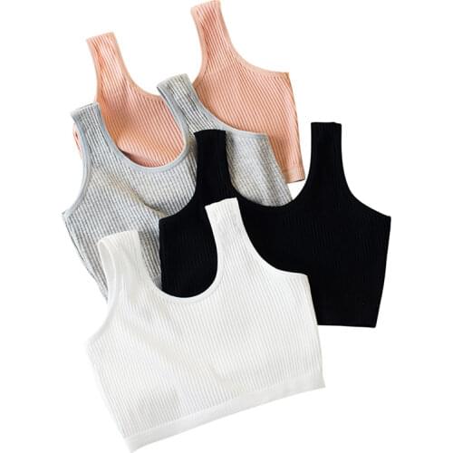 2020 new girls underwear teens girl camisole training bras for girl