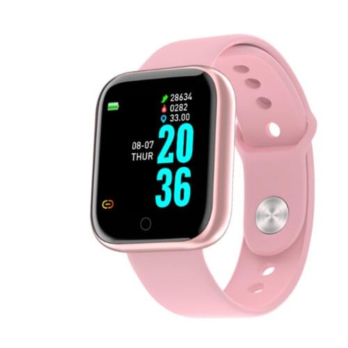 New Arrival Smart Watch B57S Heart Rate Blood Pressure Monitor Waterproof Fitness Bracelet Electronic Watch Wristbands Pink