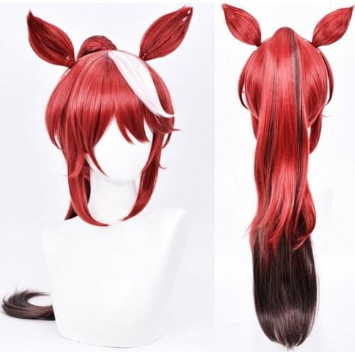 Anime Tokai Teio Pretty Derby Cosplay Wig Synthetic Hair Halloween Carnival Party Wigs For Women Adult Props