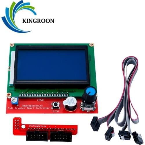 Ramps 1.4 LCD Smart Control Motherboard RAMPS1.4 Monitor Display Screen 12864 LCD Control Panel Board Cable 3D Printer Part