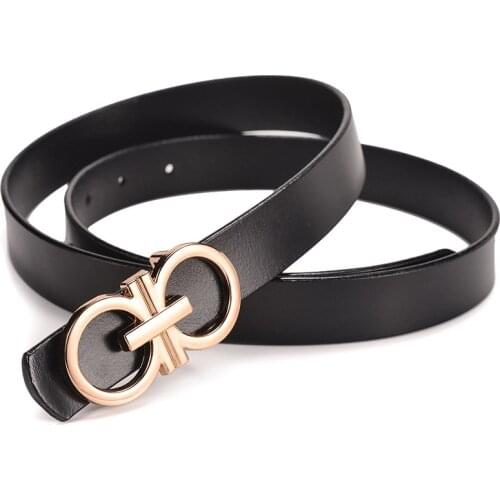 Crossten Brand New Women 100% quality Genuine Leather Belt For Female Strap Casual All-match Ladies Adjustable Belts Designer