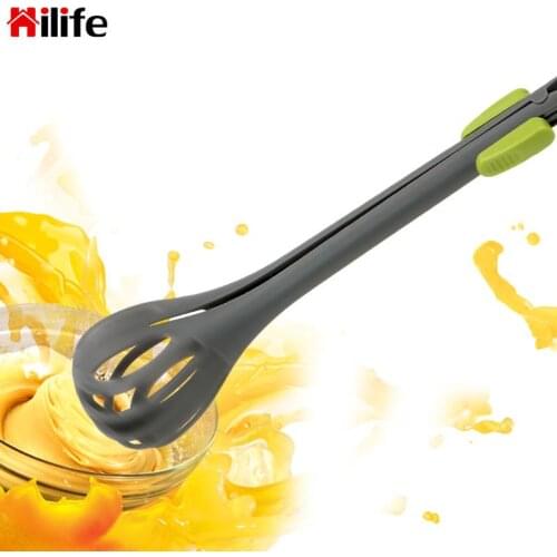 Hand Whisk Mixer Snack Salad Bread Clamp Cream Baking Flour Stirrer Egg Beater Cooking Tools Nylon Food Clip Tongs