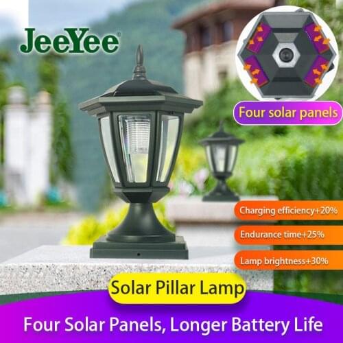 Solar Led Light Outdoor Pillar Light Garden Light Waterproof Stigma Lamp Garden Decoration Outdoor Lights Solar Wall Lights