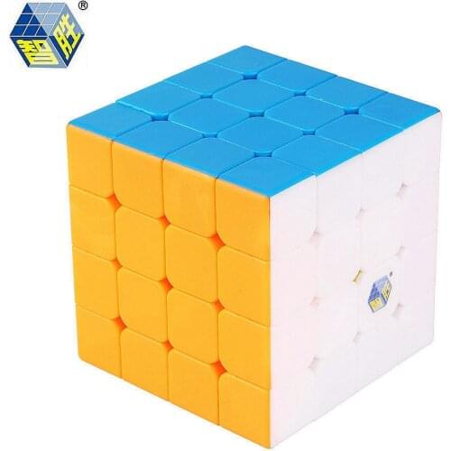 Yuxin Black Kylin 4x4x4 Magic Speed Cube Stickerless Zhisheng Professional Puzzle Cubes Educational Toys For Children