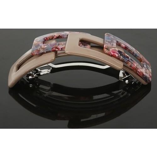 Leopard Print Large French Barrette Ponytail Holder Hair Clips Accessories Headwear Hair Styling Tools for Girl Women