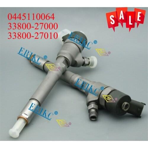 ERIKC 0445110064 Common Rail Diesel Injection Nozzle 0 445 110 064 CRDI Injector Assy 0445 110 064 For HYUNDAI Santa Matrix KIA