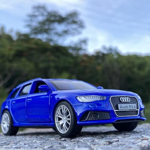 1:32 Audi RS6 Station Wagon Alloy Car Model Diecasts Metal Toy Vehicles Car Model Collection High Simulation Childrens Toy Gift