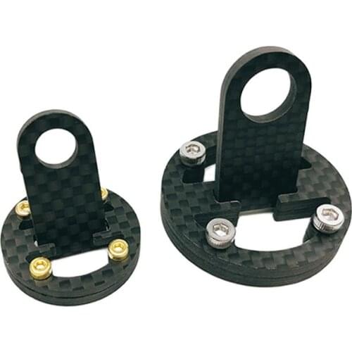 1pcs Carbon Fiber Bushing Bracket 7/10mm Length 4.76/6.35mm Flex Cable Shaft Holder for RC Brushless Boat Model DIY Parts