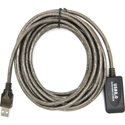 5M USB 2.0 Extension cable Single/Dual Signal amplification connected Wireless LAN speed data line for Win 7 8 10 Mac