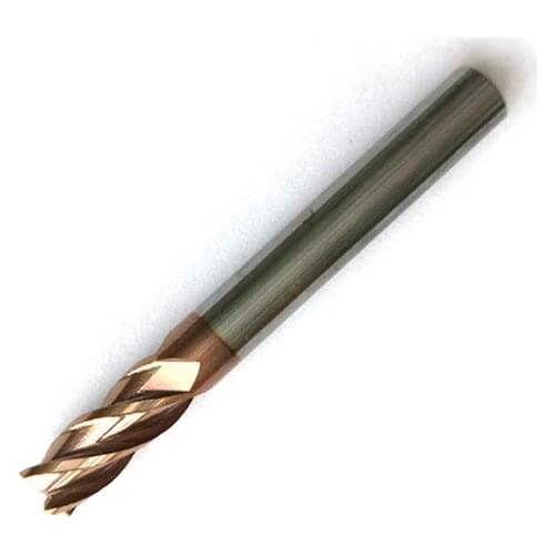 8mm D8*20*D8*60 4 Flutes HRC55 Tungsten Square End Mills Spiral Bits Carbide CNC Flat Endmill Router Bits