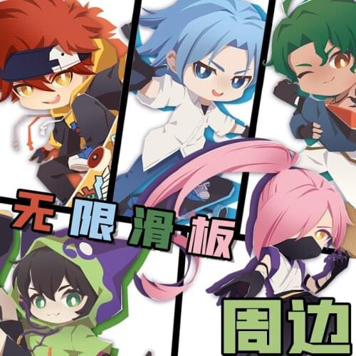 Anime SK8 the Infinity SK EIGHT SK∞ Langa Hasegawa Kyan Reki Cosplay Acrylic Stand Figure Desk Model Display Keychain Toy Gifts