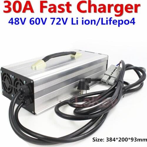 30A Fast Charger 20S 84V 73V 21S 88.2V 17S 71.4V 18S 75.6V 16S 67.2V 58.4V 14S 58.8V 13S 54.6V 24S 87.6V Lithium battery Charger