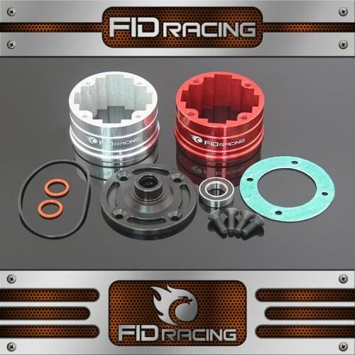 FID Racing alloy Differential gear box with bearing (compatible front ,middle and rear) for losi 5ive t ,kmx2 ,rovan lt