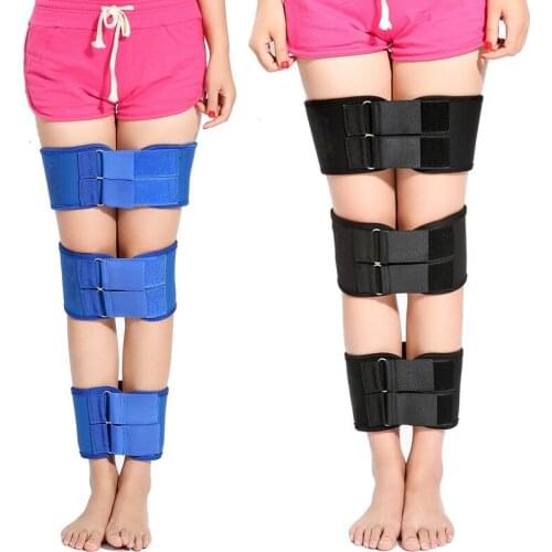 Leg Type Correction Belt O-leg X-leg Correction Belt Nano Fabric Stronger Magic Adjustment pink bule black M L XL XXL leg bands