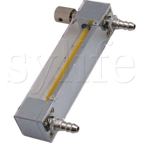 LZB-3 10-100ml/min Liquid Water Flowrate Measurement Flow Meter with Silver Metal Hose Connector