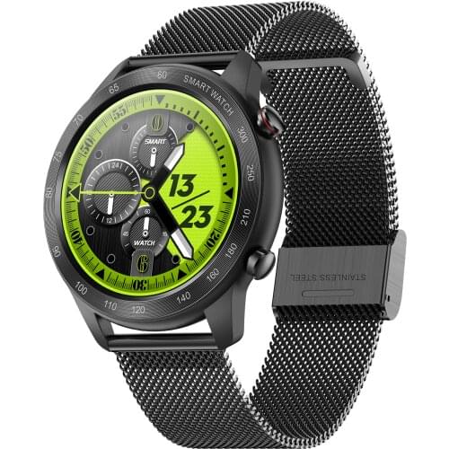 Smart Watch Men Fully Compatible IP68 Waterproof Bracelet for Iphone Android Phone Fitness Heart Rate Blood Pressure Monitoring