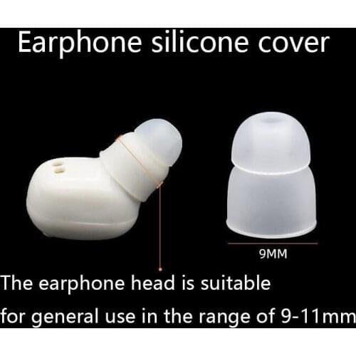 10PCS In Ear Silicone Earmuffs Suitable For Mini Bluetooth Headset 9-11mm Head Universal Earcaps Earphone Cover Accessories