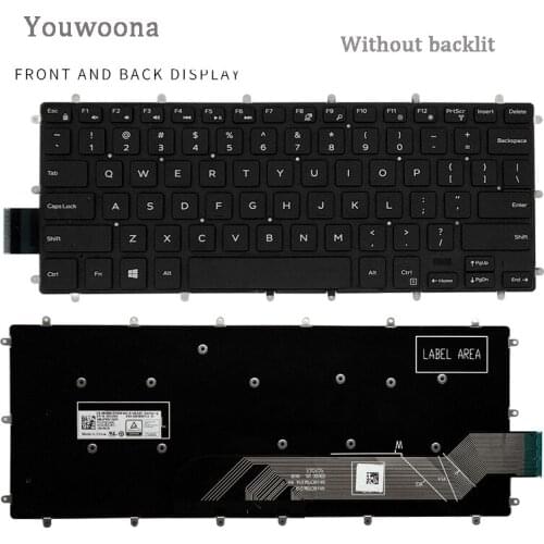 New Original Laptop Keyboard For Dell 7466 5000 5368 5378 5379 7460 7560