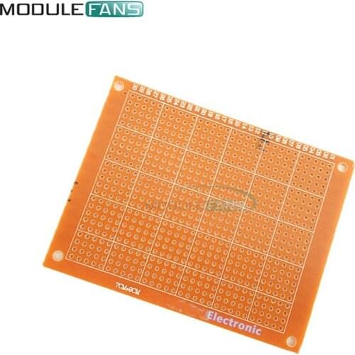 2Pcs 7x9 7*9cm Single Side Prototype PCB Breadboard Universal Board Experimental Bakelite Copper Plate Circuirt Board DIY