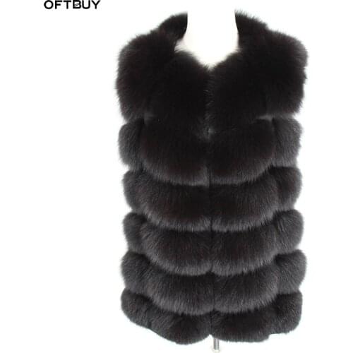 OFTBUY Women's Fur Vests